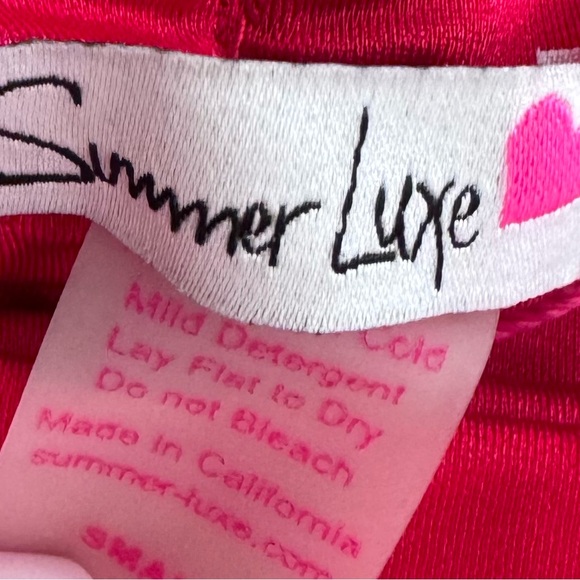 SUMMER LUXE SWIMWEAR BIKINI ❤️ Red ❤️ size S - Picture 3 of 7